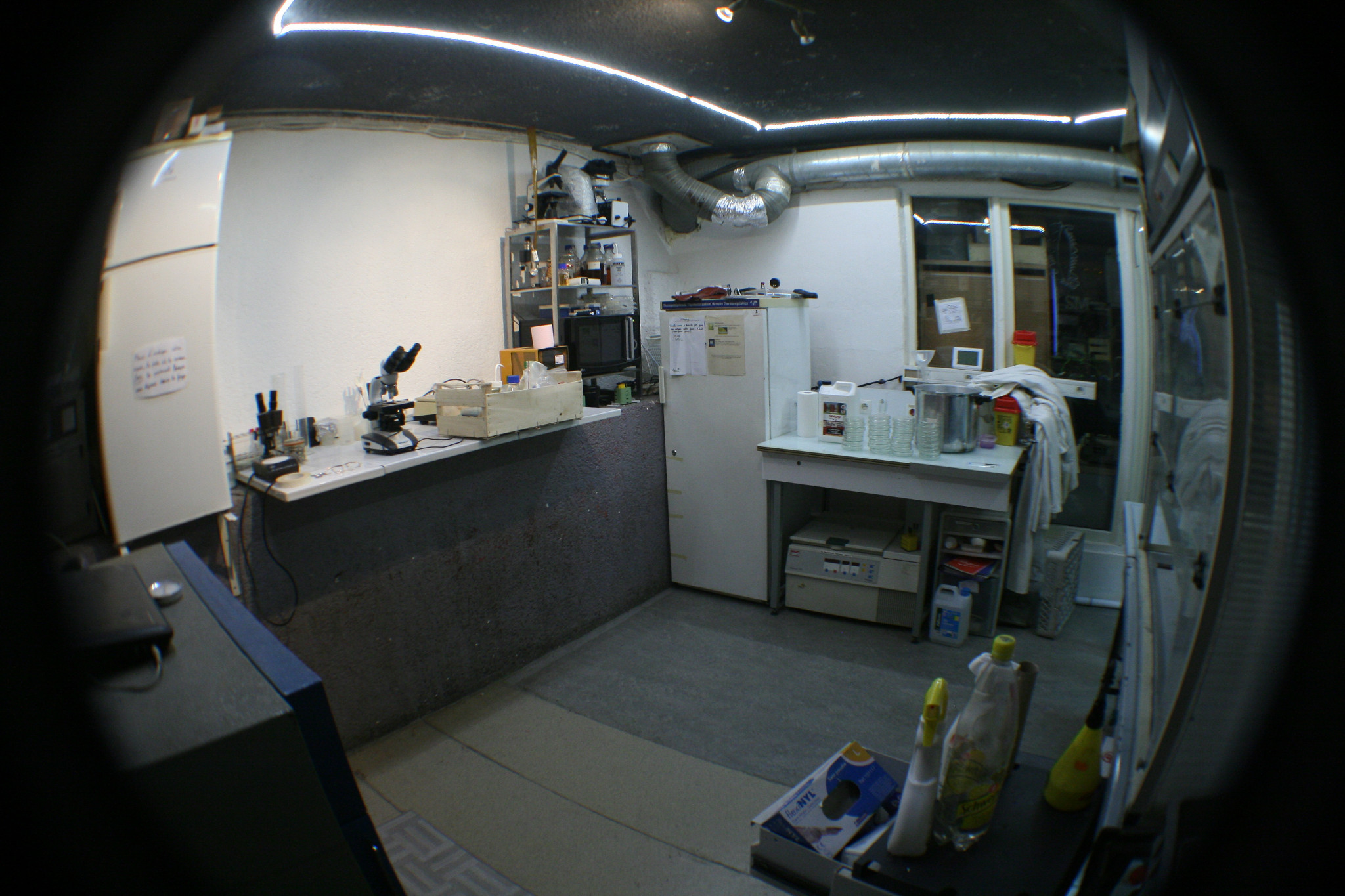 Vue d'ensemble du labo